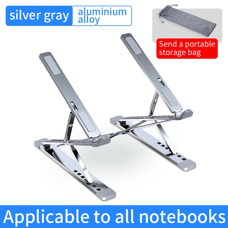 Adjustable Aluminum Laptop Riser – X Style
