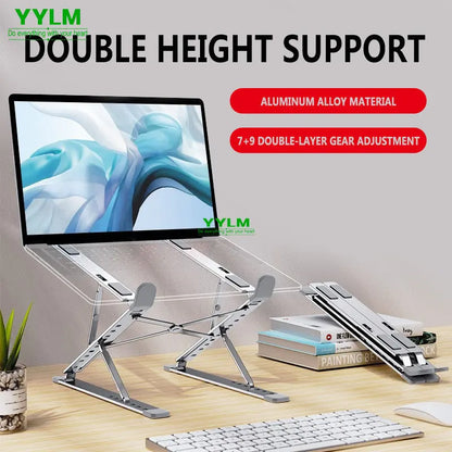 Adjustable Aluminum Laptop Riser – X Style