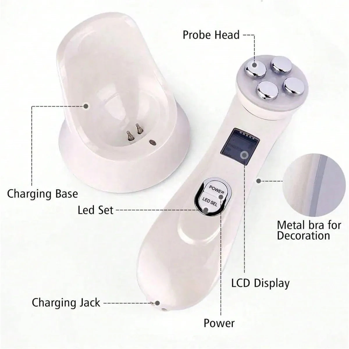 5-in-1 Face Massager Device